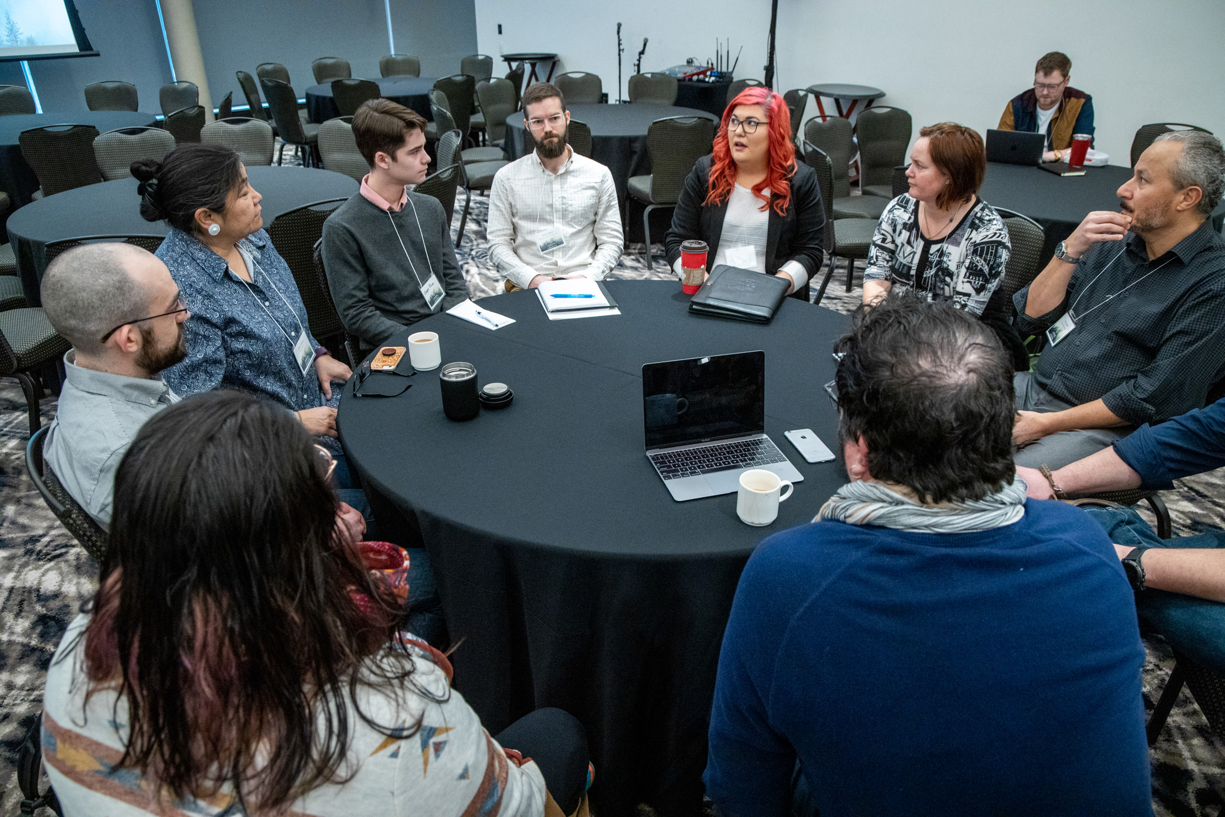 A caucus of Indigenous leaders attended the conference and met to discuss issues related to climate action in Indigenous communities.